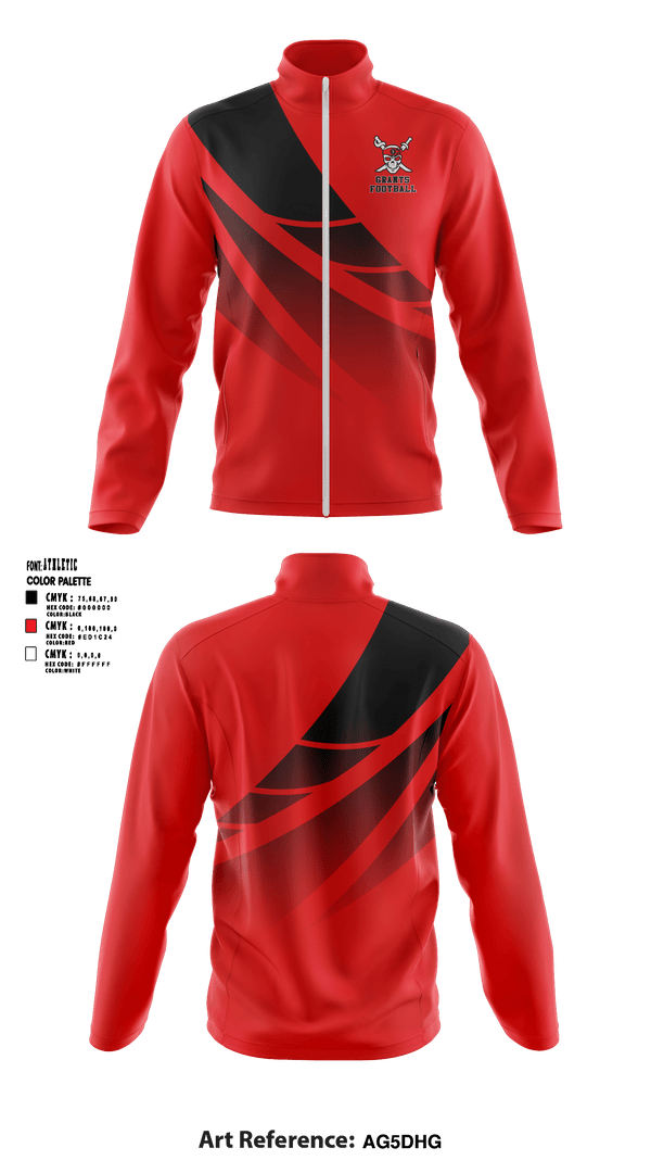 Fleece Jacket, Pirates, Football, Teamtime, Team time, sublimation, custom sports apparel, team uniforms, spirit wear, spiritwear, sports uniforms, custom shirts, team store, custom team store, fundraiser sports, apparel fundraiser