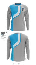 Widefield High School Swimming 46606735 Long Sleeve Performance Shirt - 1