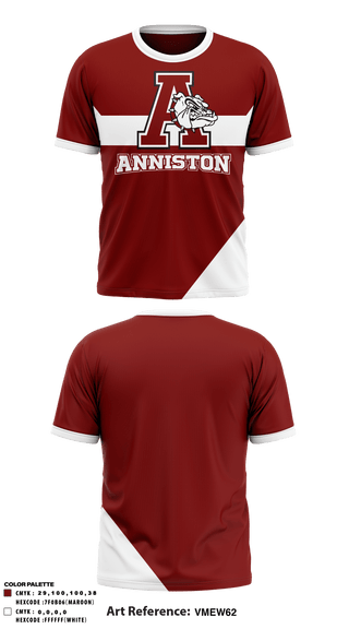 Short Sleeve Performance Shirt, Anniston High School, Spirit Store, Teamtime, Team time, sublimation, custom sports apparel, team uniforms, spirit wear, spiritwear, sports uniforms, custom shirts, team store, custom team store, fundraiser sports, apparel fundraiser