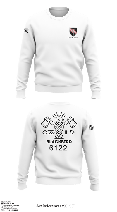 Bco 1/54th SFAB 95205956 Crew Neck Sweatshirt - 6