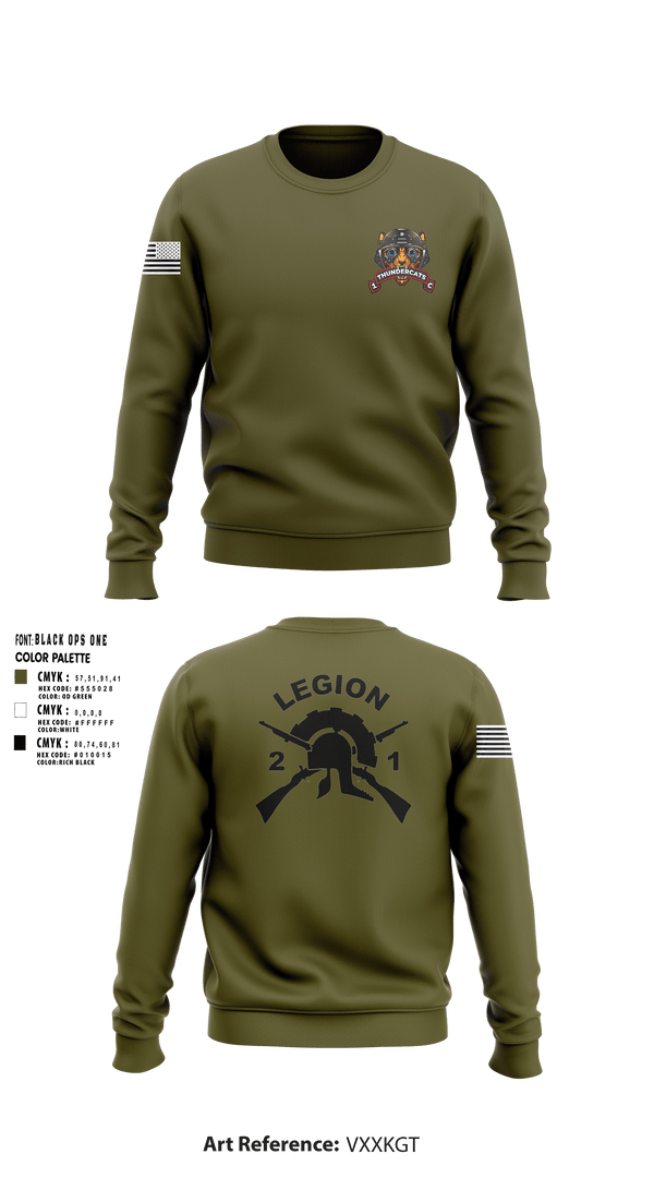 Crew Neck Sweatshirt, 2-1 IN, Army, Teamtime, Team time, sublimation, custom sports apparel, team uniforms, spirit wear, spiritwear, sports uniforms, custom shirts, team store, custom team store, fundraiser sports, apparel fundraiser