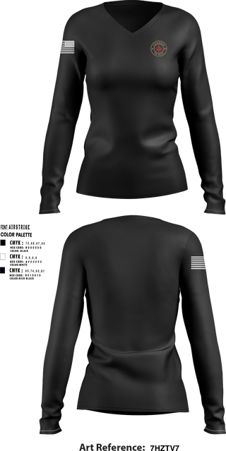 Women's Long Sleeve Vneck Shirt, , Army, Teamtime, Team time, sublimation, custom sports apparel, team uniforms, spirit wear, spiritwear, sports uniforms, custom shirts, team store, custom team store, fundraiser sports, apparel fundraiser