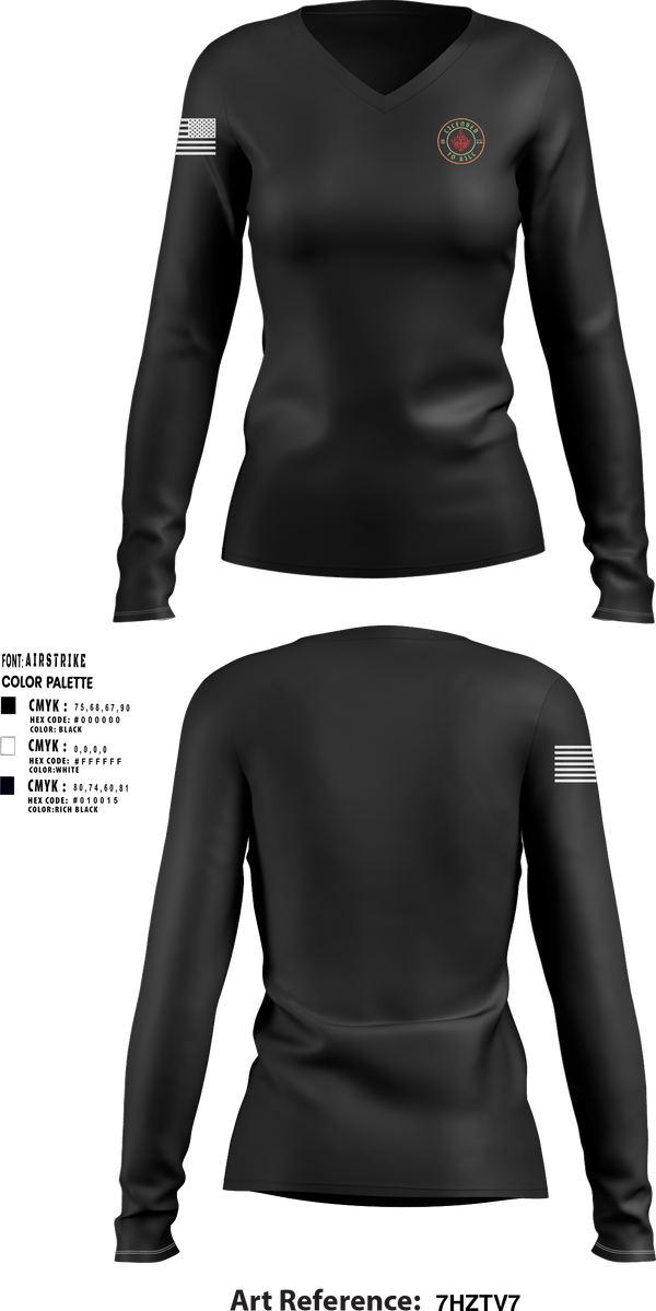 Women's Long Sleeve Vneck Shirt, , Army, Teamtime, Team time, sublimation, custom sports apparel, team uniforms, spirit wear, spiritwear, sports uniforms, custom shirts, team store, custom team store, fundraiser sports, apparel fundraiser