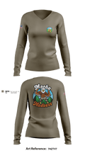 62nd Aerial Port Squadron 88034508 Women's Long Sleeve V-neck Shirt - 2