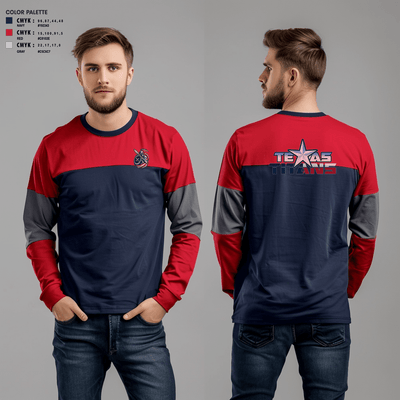 Texas Titans Youth Football 17189264 Long Sleeve Performance Shirt - 8