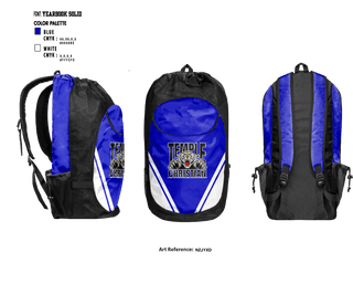 Gear Bag, Temple Christian School, Spirit Store, Teamtime, Team time, sublimation, custom sports apparel, team uniforms, spirit wear, spiritwear, sports uniforms, custom shirts, team store, custom team store, fundraiser sports, apparel fundraiser