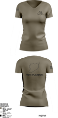 YETI PLATOON 84501614 Women's Short Sleeve V-neck Shirt - 1