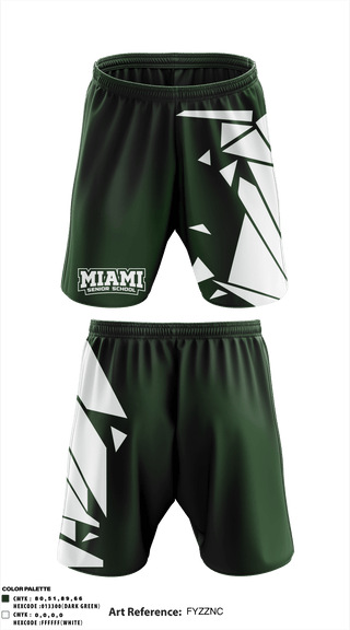 Athletic Shorts With Pockets, Miami Senior High School, Spirit Store, Teamtime, Team time, sublimation, custom sports apparel, team uniforms, spirit wear, spiritwear, sports uniforms, custom shirts, team store, custom team store, fundraiser sports, apparel fundraiser