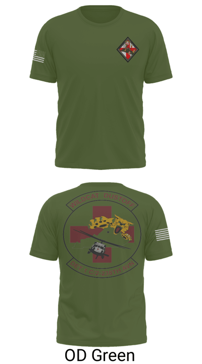Detachment 1, Charlie Company 2/238th AVN 78887623 Short Sleeve Performance Shirt - 33