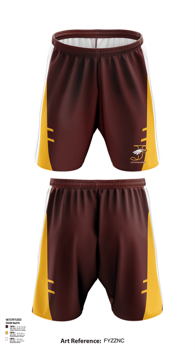 Jefferson High School Soccer 7239971 Athletic Shorts With Pockets - 1