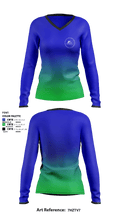 Carl Family Property Services 88243514 Women's Long Sleeve V-neck Shirt - 1