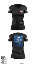 157th Air Refueling Wing 27626920 Women's Short Sleeve V-neck Shirt - 1