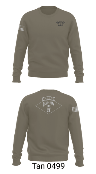 Crew Neck Sweatshirt, , Army, Teamtime, Team time, sublimation, custom sports apparel, team uniforms, spirit wear, spiritwear, sports uniforms, custom shirts, team store, custom team store, fundraiser sports, apparel fundraiser