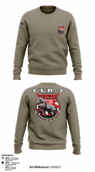 Crew Neck Sweatshirt, CLR-3, Marines, Teamtime, Team time, sublimation, custom sports apparel, team uniforms, spirit wear, spiritwear, sports uniforms, custom shirts, team store, custom team store, fundraiser sports, apparel fundraiser