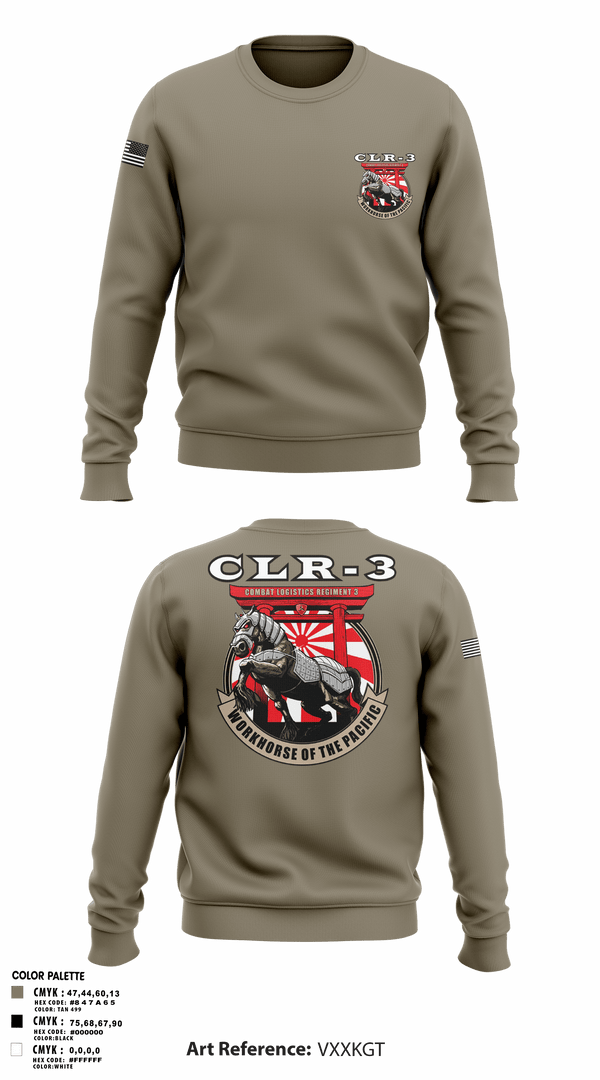 Crew Neck Sweatshirt, CLR-3, Marines, Teamtime, Team time, sublimation, custom sports apparel, team uniforms, spirit wear, spiritwear, sports uniforms, custom shirts, team store, custom team store, fundraiser sports, apparel fundraiser