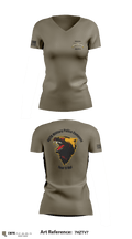 46th Military Police Company 72140554 Women's Short Sleeve V-neck Shirt - 4