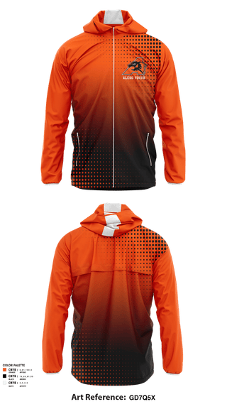 Windbreaker, Aledo Youth Football And Cheer Association, Football, Teamtime, Team time, sublimation, custom sports apparel, team uniforms, spirit wear, spiritwear, sports uniforms, custom shirts, team store, custom team store, fundraiser sports, apparel fundraiser