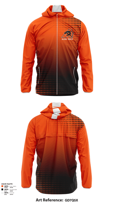 Aledo Youth Football And Cheer Association 76349470 Windbreaker - 1