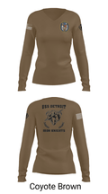 USS Detroit 43379409 Women's Long Sleeve V-neck Shirt - 38