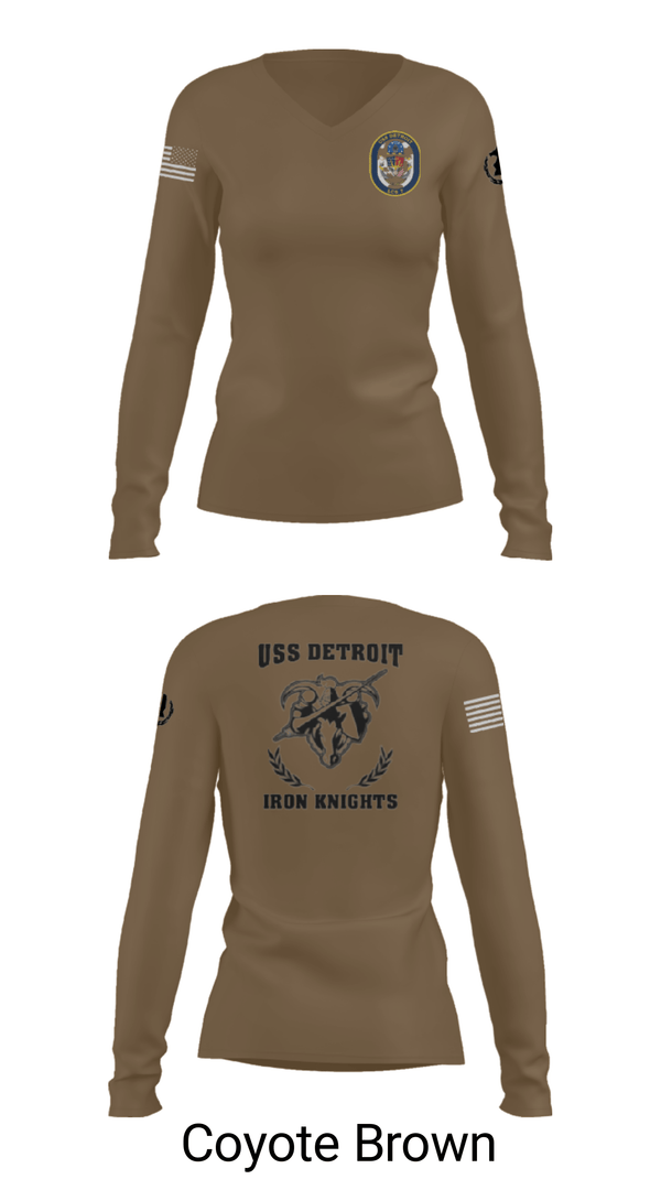 Women's Long Sleeve Vneck Shirt, , Navy, Teamtime, Team time, sublimation, custom sports apparel, team uniforms, spirit wear, spiritwear, sports uniforms, custom shirts, team store, custom team store, fundraiser sports, apparel fundraiser
