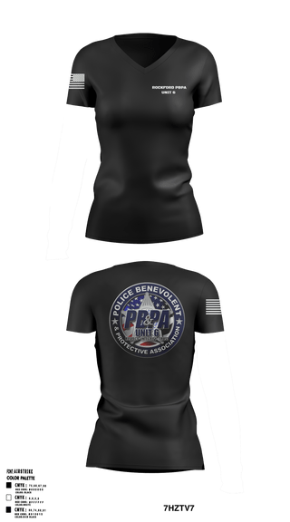 Women's Short Sleeve Vneck Shirt, , Police, Teamtime, Team time, sublimation, custom sports apparel, team uniforms, spirit wear, spiritwear, sports uniforms, custom shirts, team store, custom team store, fundraiser sports, apparel fundraiser