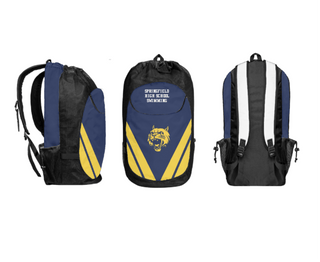 Gear Bag, Springfield High School Swimming, Swimming, Teamtime, Team time, sublimation, custom sports apparel, team uniforms, spirit wear, spiritwear, sports uniforms, custom shirts, team store, custom team store, fundraiser sports, apparel fundraiser