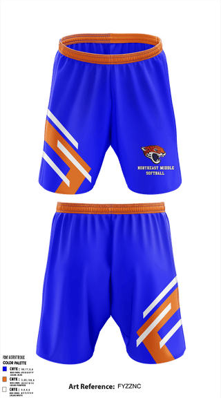 Athletic Shorts With Pockets, Northeast Middle School Softball, Softball, Teamtime, Team time, sublimation, custom sports apparel, team uniforms, spirit wear, spiritwear, sports uniforms, custom shirts, team store, custom team store, fundraiser sports, apparel fundraiser