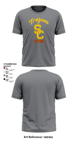 Short Sleeve Performance Shirt, University Of Southern California Diving, Spirit Store, Teamtime, Team time, sublimation, custom sports apparel, team uniforms, spirit wear, spiritwear, sports uniforms, custom shirts, team store, custom team store, fundraiser sports, apparel fundraiser