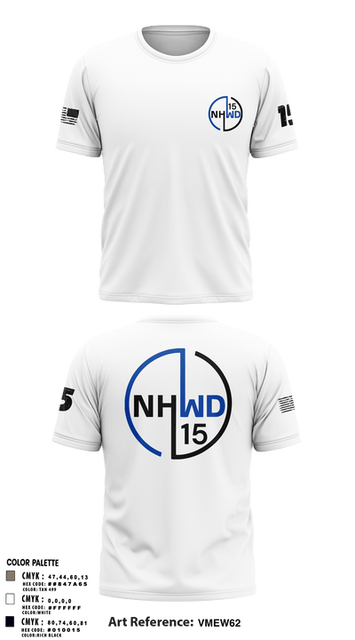 North Hollywood Division 94553177 Short Sleeve Performance Shirt - 2