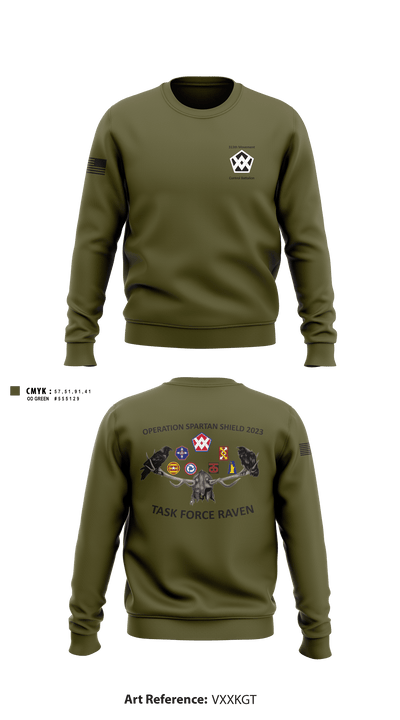 327th MCT 96493981 Crew Neck Sweatshirt - 14