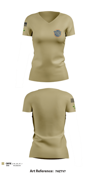 Women's Short Sleeve Vneck Shirt, , Army, Teamtime, Team time, sublimation, custom sports apparel, team uniforms, spirit wear, spiritwear, sports uniforms, custom shirts, team store, custom team store, fundraiser sports, apparel fundraiser