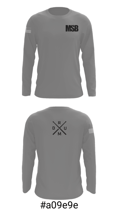 MSB DrumLine 23-24 50749009 Long Sleeve Performance Shirt - 13