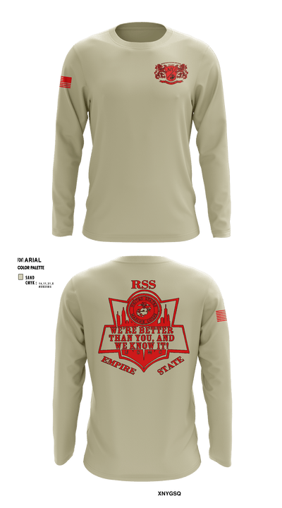 RSS EMPIRE STATE 18505980 Long Sleeve Performance Shirt - 5