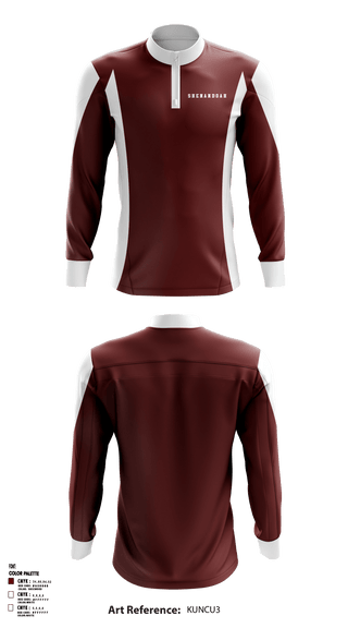 Quarter Zip Jacket, Shenandoah High School, Spirit Store, Teamtime, Team time, sublimation, custom sports apparel, team uniforms, spirit wear, spiritwear, sports uniforms, custom shirts, team store, custom team store, fundraiser sports, apparel fundraiser