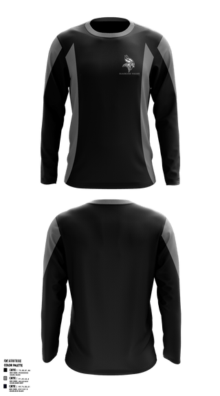 Long Sleeve Performance Shirt, Blacklick Valley Senior High School, Spirit Store, Teamtime, Team time, sublimation, custom sports apparel, team uniforms, spirit wear, spiritwear, sports uniforms, custom shirts, team store, custom team store, fundraiser sports, apparel fundraiser