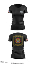VFW Post 8191 13144984 Women's Short Sleeve V-neck Shirt - 1