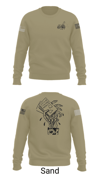 Crew Neck Sweatshirt, , National Guard, Teamtime, Team time, sublimation, custom sports apparel, team uniforms, spirit wear, spiritwear, sports uniforms, custom shirts, team store, custom team store, fundraiser sports, apparel fundraiser