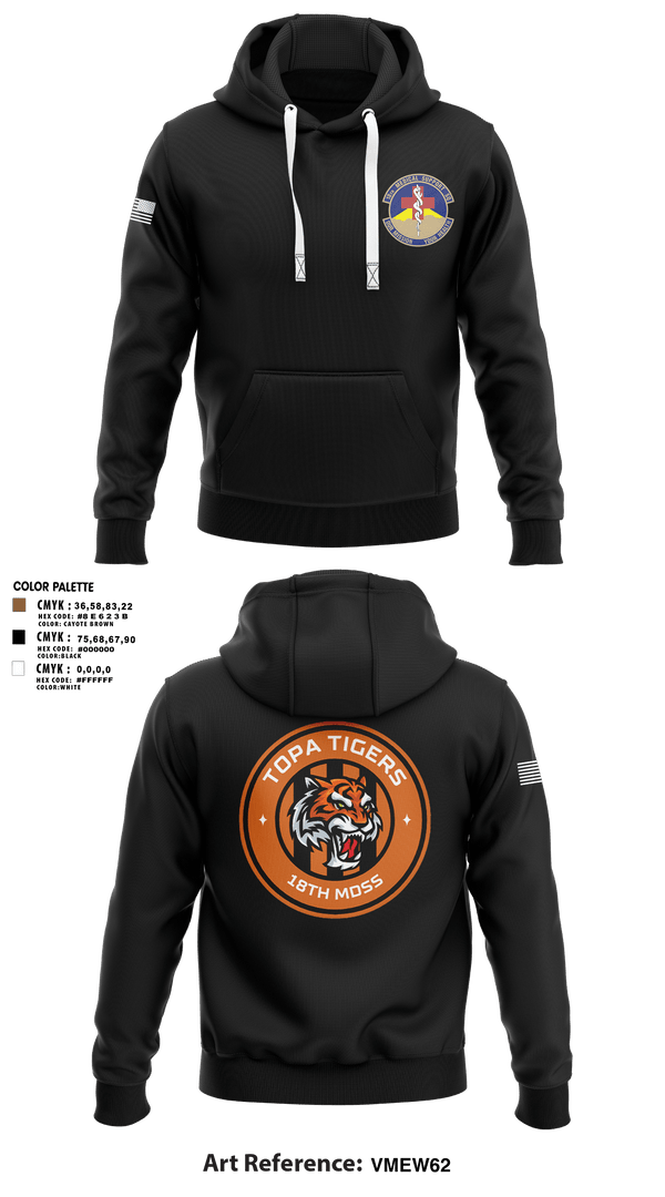Hoodie, 18 Medical Support Squadron, Air Force, Teamtime, Team time, sublimation, custom sports apparel, team uniforms, spirit wear, spiritwear, sports uniforms, custom shirts, team store, custom team store, fundraiser sports, apparel fundraiser