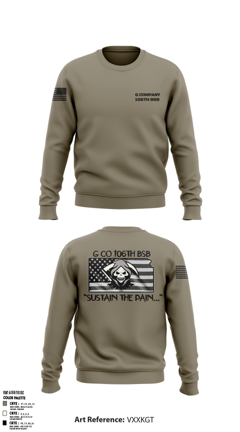 Crew Neck Sweatshirt, , Army, Teamtime, Team time, sublimation, custom sports apparel, team uniforms, spirit wear, spiritwear, sports uniforms, custom shirts, team store, custom team store, fundraiser sports, apparel fundraiser