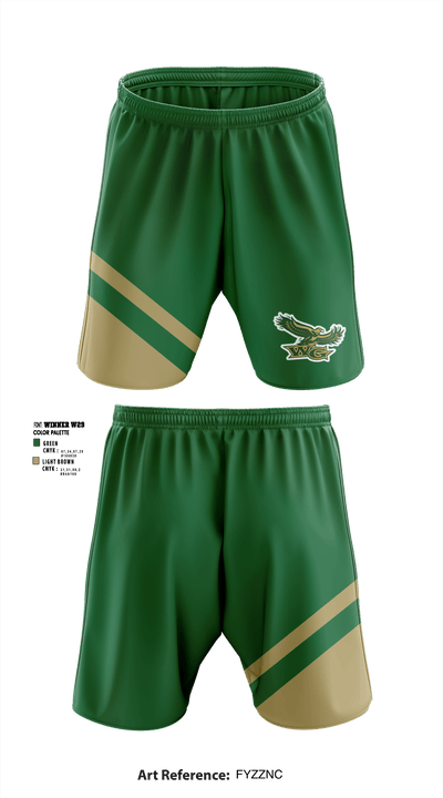 Woodward-Granger Middle School 4966200 Athletic Shorts With Pockets - 1
