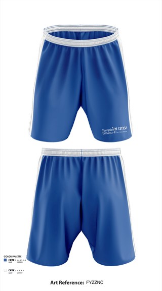 Athletic Shorts With Pockets, Temple Emanu-El Early Childhood Education Program, Spirit Store, Teamtime, Team time, sublimation, custom sports apparel, team uniforms, spirit wear, spiritwear, sports uniforms, custom shirts, team store, custom team store, fundraiser sports, apparel fundraiser