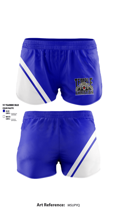 Temple Christian School 48431456 Women's Shorts - 1