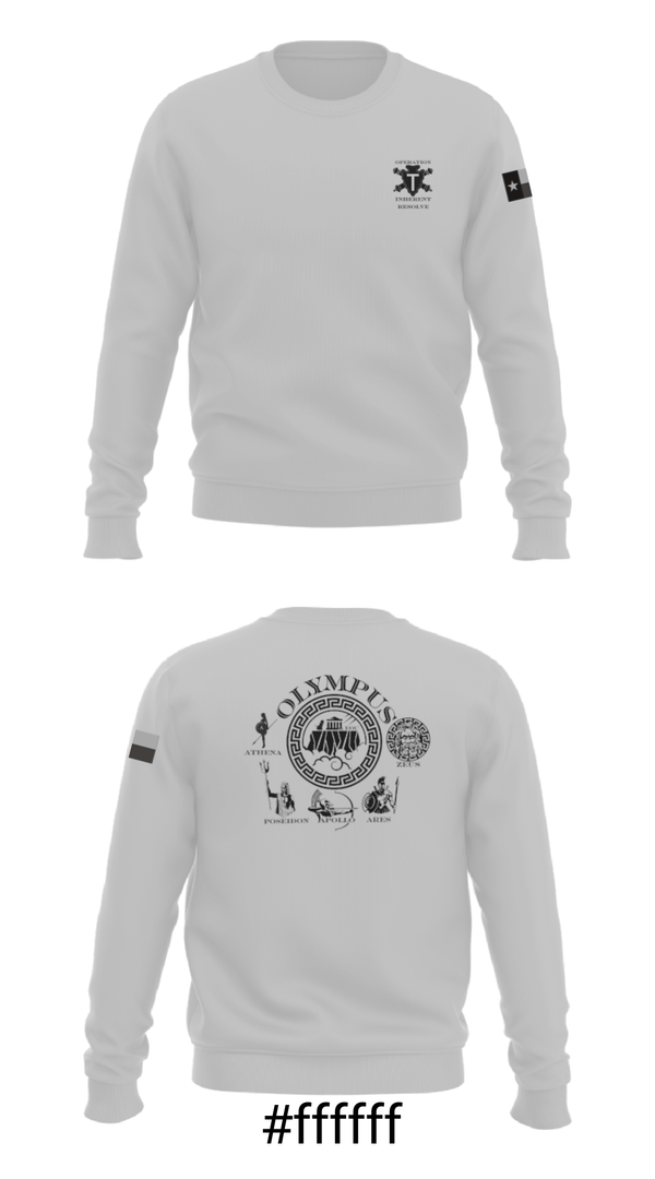 Crew Neck Sweatshirt, 3-133 FA, Army, Teamtime, Team time, sublimation, custom sports apparel, team uniforms, spirit wear, spiritwear, sports uniforms, custom shirts, team store, custom team store, fundraiser sports, apparel fundraiser