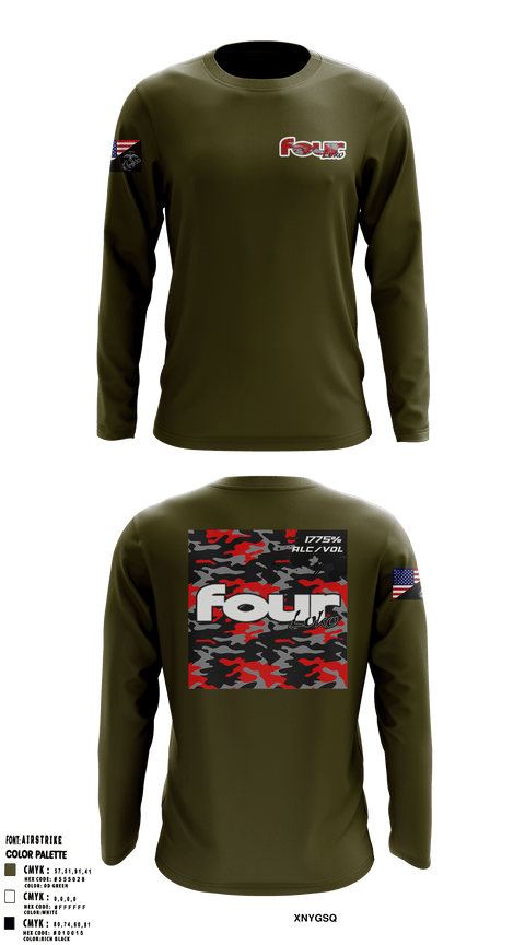 Long Sleeve Performance Shirt, , Marines, Teamtime, Team time, sublimation, custom sports apparel, team uniforms, spirit wear, spiritwear, sports uniforms, custom shirts, team store, custom team store, fundraiser sports, apparel fundraiser