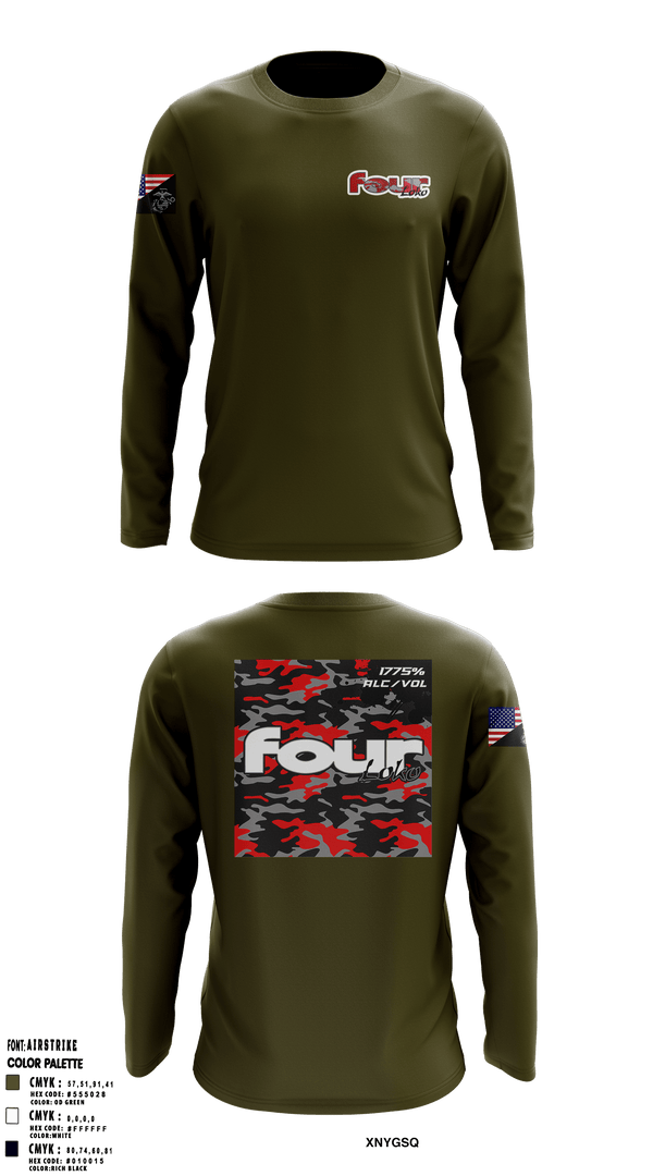 Long Sleeve Performance Shirt, , Marines, Teamtime, Team time, sublimation, custom sports apparel, team uniforms, spirit wear, spiritwear, sports uniforms, custom shirts, team store, custom team store, fundraiser sports, apparel fundraiser