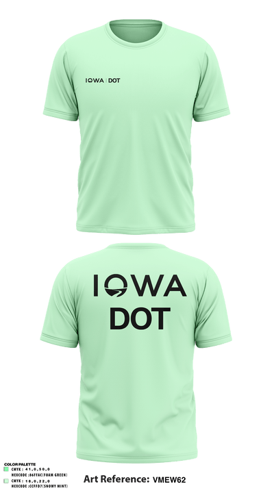 Iowa DOT 52653501 Short Sleeve Performance Shirt - 2