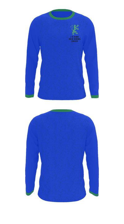 J H Rose High School Cheer 21724479 Long Sleeve Performance Shirt - 22