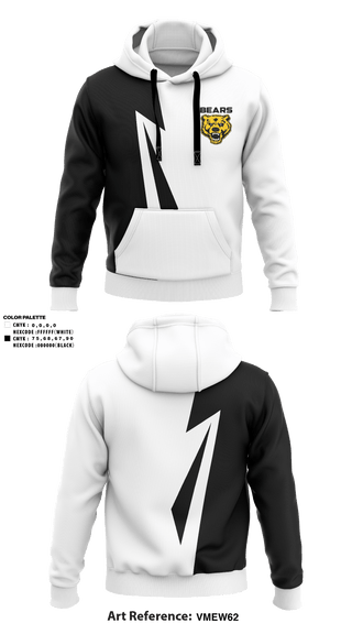 Hoodie, Bears, Baseball, Teamtime, Team time, sublimation, custom sports apparel, team uniforms, spirit wear, spiritwear, sports uniforms, custom shirts, team store, custom team store, fundraiser sports, apparel fundraiser