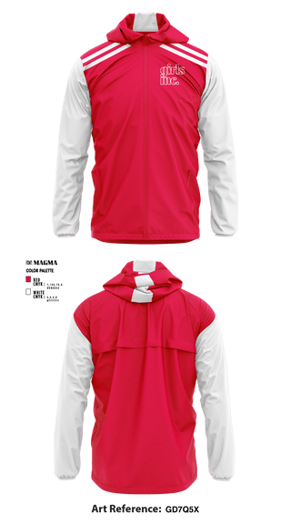 Windbreaker, Girls Inc. Camp, Spirit Store, Teamtime, Team time, sublimation, custom sports apparel, team uniforms, spirit wear, spiritwear, sports uniforms, custom shirts, team store, custom team store, fundraiser sports, apparel fundraiser