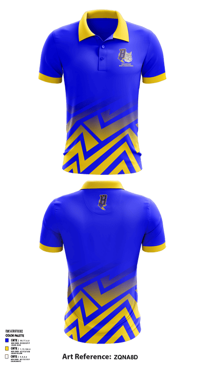 Baboquivari High School Basketball 85390031 Short Sleeve Performance Polo - 1